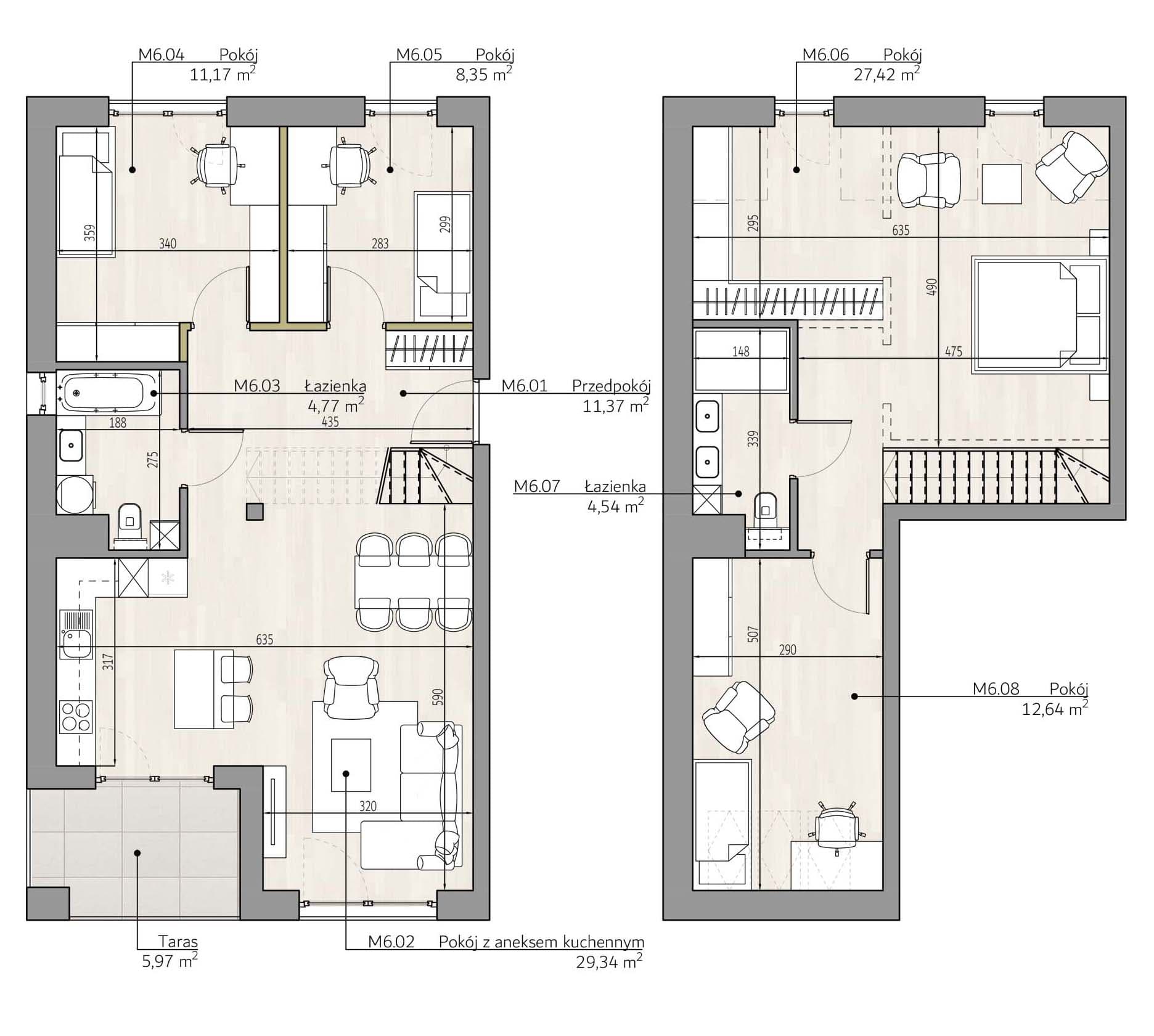 Mieszkanie b6 Apartamenty Podlesie w Gliwicach, dzielnica Podlesie
