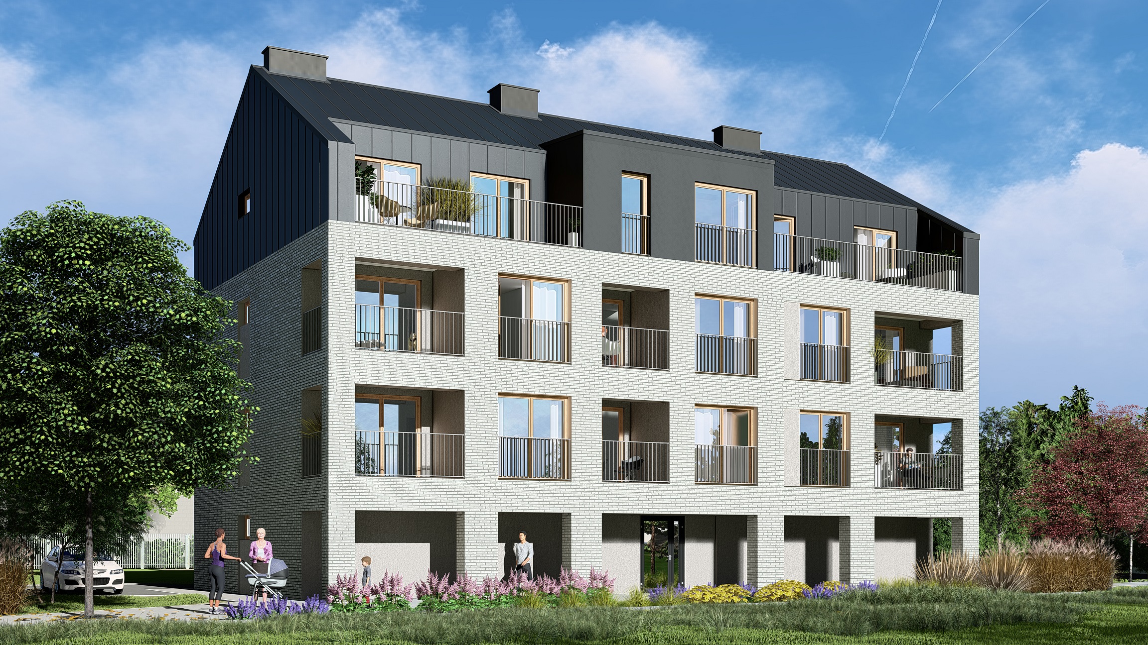 Zdjęcie budynków Apartamentów Podlesie /building1.jpg w Gliwicach, dzielnica Podlesie