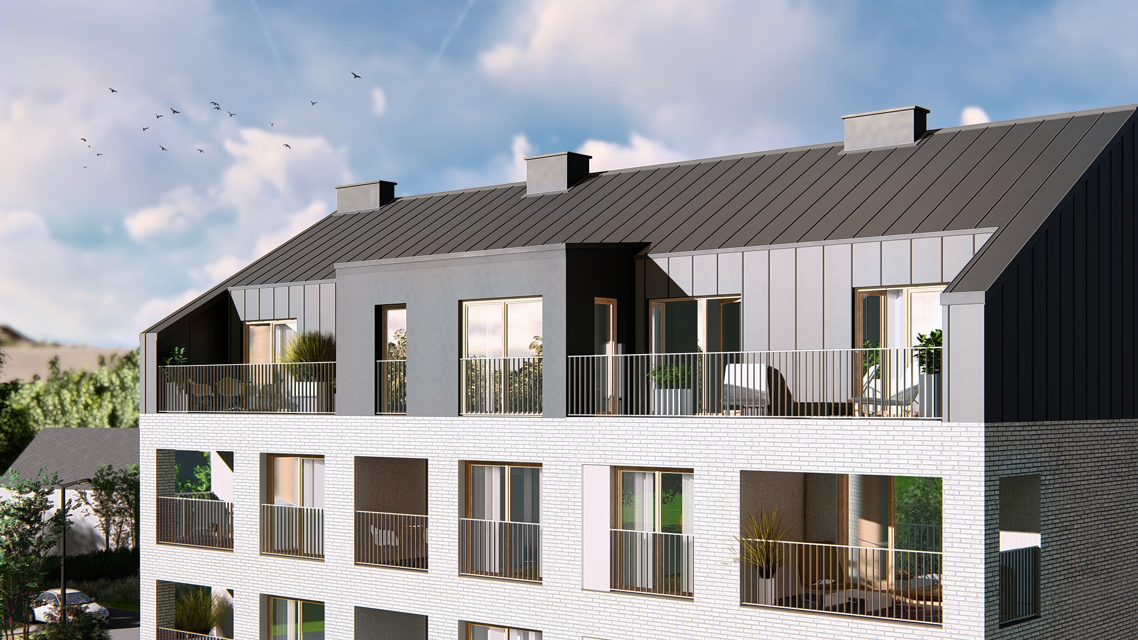 Zdjęcie budynków Apartamentów Podlesie /building2.jpg w Gliwicach, dzielnica Podlesie