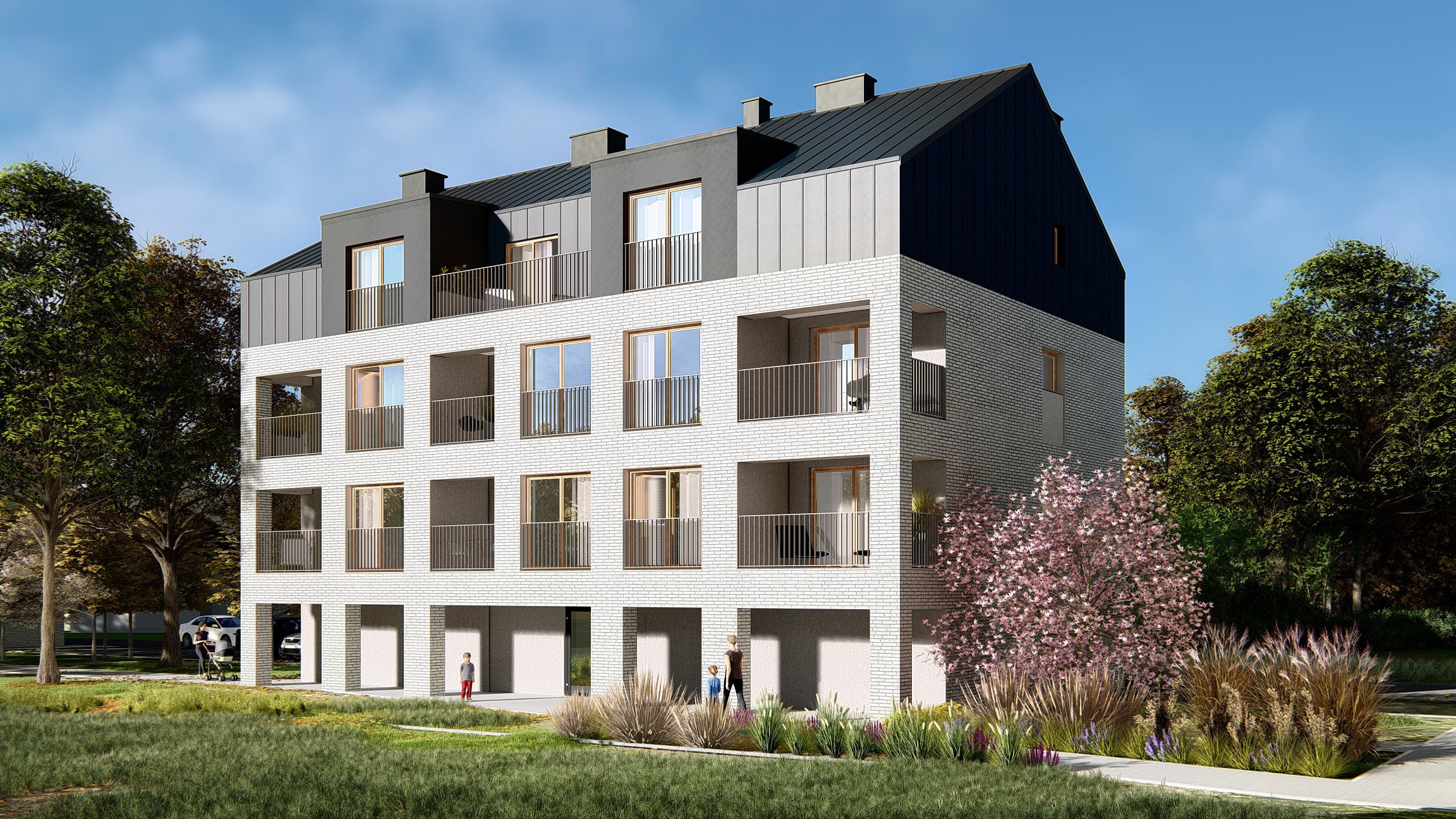 Zdjęcie budynków Apartamentów Podlesie /building3.jpg w Gliwicach, dzielnica Podlesie