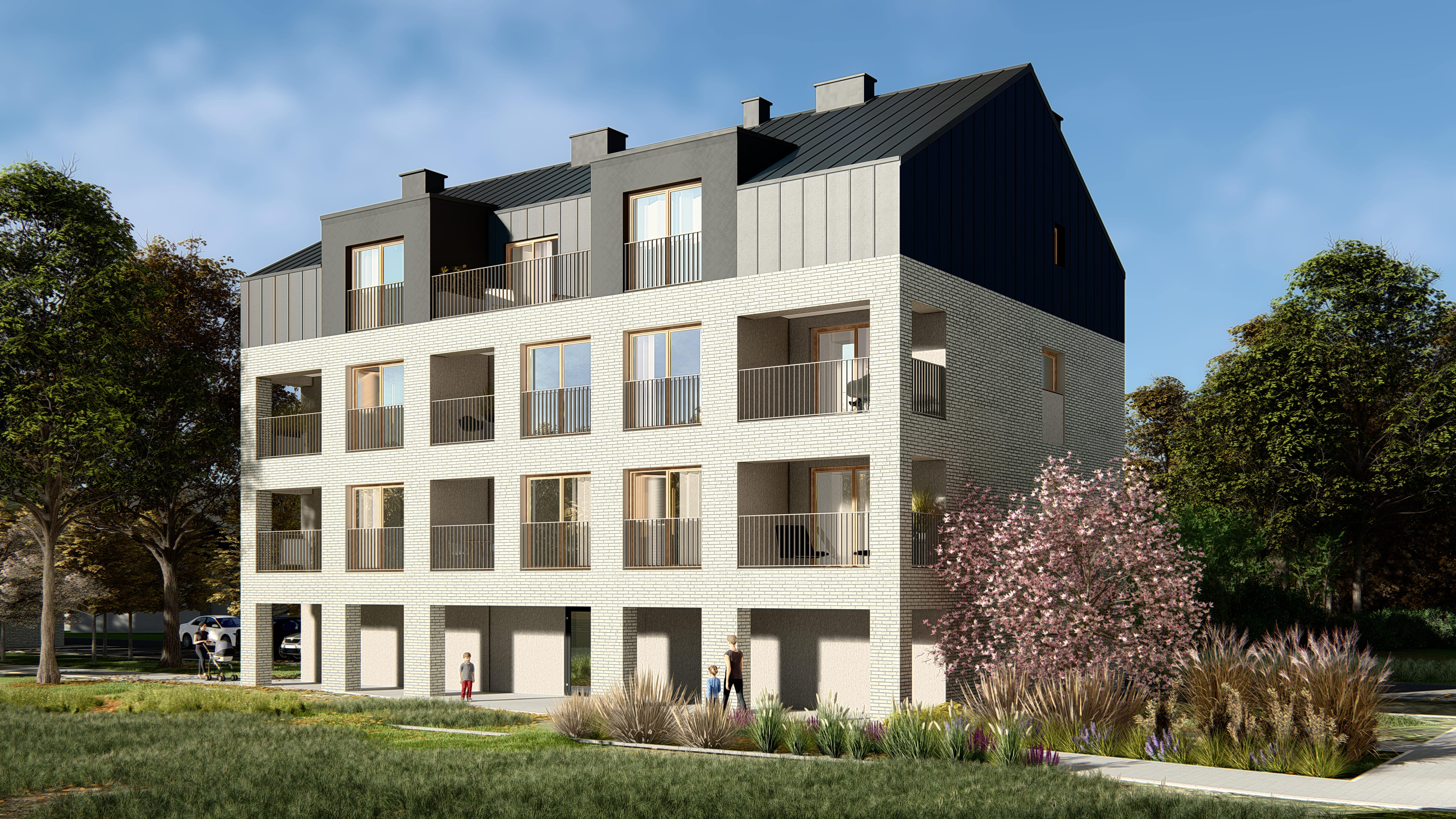 Budynek B w Apartamentach Podlesie w Gliwicach, dzielnica Podlesie