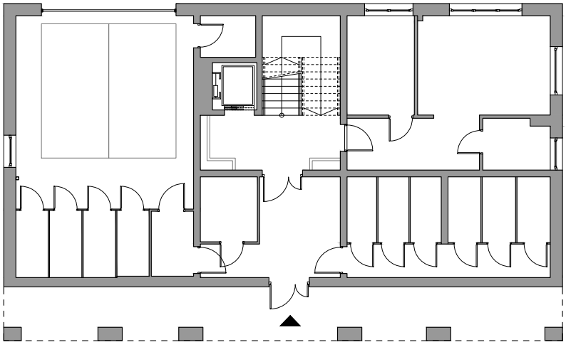 Piętro 0 w budynku C Apartamentów Podlesie w Gliwicach, dzielnica Podlesie